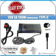 HP ELITEBOOK OMEN 20V 5A 110W Victus 16-s1085AX 8B3Y2AA CA24 TYPE-C USB-C LAPTOP CHARGER AC ADAPTER