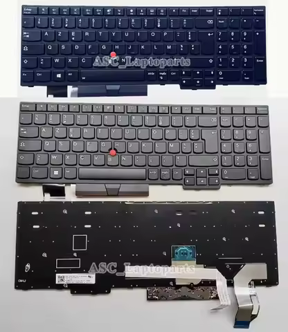 New French AZERTY Clavier Keyboard for Lenovo ThinkPad E580 E585 E590 L580 P52 P53 P53S P72 P73 T590