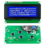 LCD2004顯示模組 I2C介面已焊好IIC轉接板 20字x4排藍底白字LCM液晶顯示板適Arduino樹莓STM
