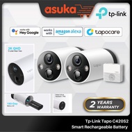 Tp-Link Tapo C420S2 Smart Rechargeable Battery Wire-Free Security Camera (2 Camera System) Camera