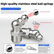 Thickened 304 Stainless Steel Grease Nipple 45°/90° Elbow M6/M8/M10 Excavator Bearing Lubrication No