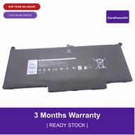 F3YGT E7390 Laptop 12 E7280 E7490 0DM3WC DM3WC E7480 Dell for E7290 2X39G E7380 Latitude Battery 60W