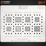 Amaoe QU7 BGA Reballing Stencil for Qualcomm Snapdragon SM4250/SM6125/SM6115/SM7125/SM7150/SM7225/SM