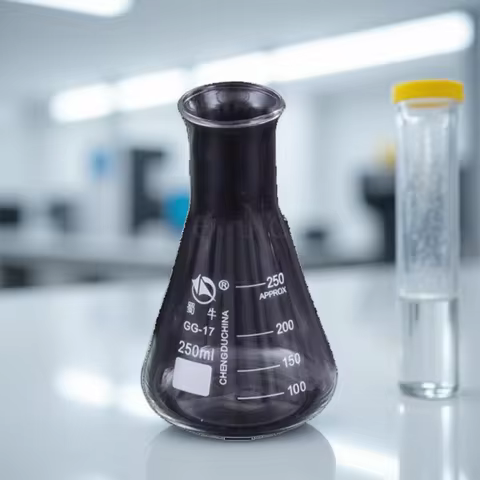 1piece 50ml-1000ml Borosilicate Glass Conical Erlenmeyer Flask for Lab Chemical Equipment