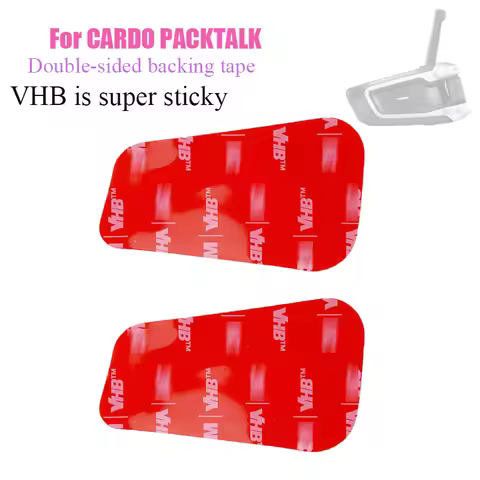 For CARDO PACKTALK Motorcycle helmet intercom base double-sided tape back 2pcs
