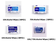 AST 15% / 75% Alcohol Wet Tissue / Wipes / Hand Sanitizer [ READY STOCKS ]