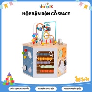 Space Wooden Busy Box Toy (Busy Box) Tiny Toys - Multifunctional Educational Toys for Children