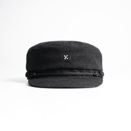 Equaltrev - Ocean - Cadet Fiddler Hat Dark Grey - Headwear Dark Grey Hat - Military Army Hat