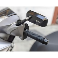 H2C Aluminum Short Leg Rearview Mirror [SUPER BEAUTIFUL] Latest Model 2024 With Screws and Cover.