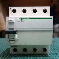 ELCB / RCCB SCHNEIDER ilD 40A-4P 30mA A9R71440