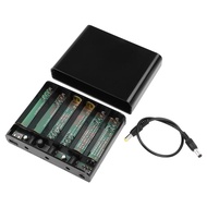 USB 5V for DC 9V 12V Output 6x 18650 UPS DIY Power Box for Router Cellphone Tablet Modem CCTV Camera