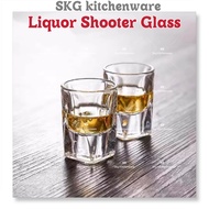 (6pcs)20ML/JLJ30 Liquor Shooter Wine Glass MaoTai Glass Whisky Glass 玻璃烈酒色酒白酒茅台杯