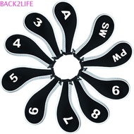 BACK2LIFE Golf Iron Headcover Iron pole cover Durable Protector Case Golf Iron Covers Set Protective