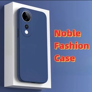 Liquid Straight Edge Luxury Original Phone Case On For Vivo V23 V23e V25 V27 V27e V29 V29e Lite Pro 