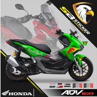 STRIPING ADV 160- STICKER STRIPING HOLOGRAM HONDA ADV 160 SB-011