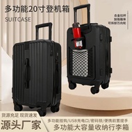 luggage 20 inch luggage 18 inch luggage 18 inch murah Beg bagasi 20 inci pelbagai fungsi baru, sarun