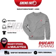 DUCATI Sweatshirt Logo Long Sleeve T-shirt Ducati Merchandise Shirt Baju RACING TEAM Hoodie Baju Pan