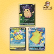 Pokemon TCG Celebrations 25th Anniversary - Pikachu Full Art #5 / Flying V #6 / Surfing VMAX #9