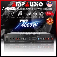 Ampaudio Professional Karaoke Amplifier Stereo Amplifier 4000W AV-8008 AV8008
