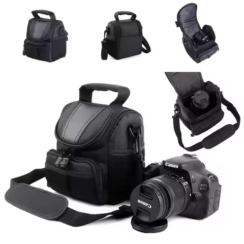 DSLR Camera Case Bag for Canon Nikon Sony EOS R R100 R50 R8 R6 R7 R10 RP M50 2000D 250D 200D SX70 SX