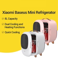 BASEUS 8L Mini Car Freezer Refrigerator Portable Fridge for Skincare Makeup Drinks Breast Milk 汽车车载冰箱 Peti Sejuk Kereta