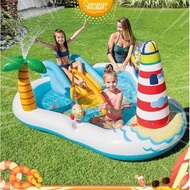 INTEX Boat Design Inflatable Swimming Pool Intex Pool Kolam Renang Kanak-Kanak Boat Kids Swimming Po