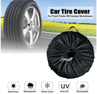 ถุงเก็บยางอะไหล่ ผ้าใส่ล้ออะไหล่ ถุงใส่ล้อสำรอง ผ้าใส่ล้อสำรอง กระเป๋าเก็บยางอะไหล่ ที่เก็บยางรถยนต์ กันเลอะ กันสกปรก Tyre Spare Cover Bag
