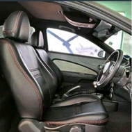 proton satria neo 1.3 / 1.6 car seat cushion pvc leather sarung kusyen cover full set