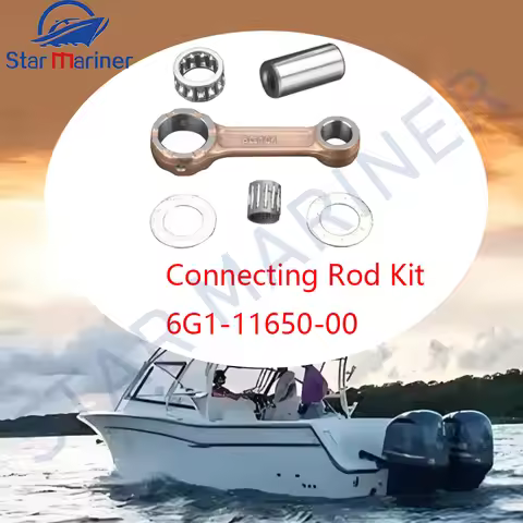 Boat Engine Connecting Rod Kit 6G1-11650 6N0-E1651 For Yamaha Outboard Motor 2T 6HP 8HP 6G1-11650-01