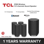 TCL Z100 Wireless Free Sound Speaker |1.1.1 Channels | Dolby Atmos FlexConnect | TV Ensemble