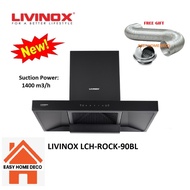 LIVINOX LCH-ROCK-90BL Kitchen Hood Cooker Hood