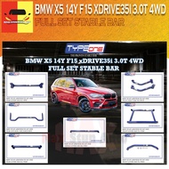 TYPE ONE 100% ORIGINAL BMW X5 14Y F15 xDRIVE35i 3.0T 4WD FULLSET STABLE BAR COLOUR BLUE CAR BODYKIT