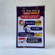 ANEMIA Leaflet BONUS Health Poster: Anemia Poster for Pregnant Women - How to Drink TTD