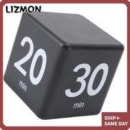 LIZMON Flip Timer, ABS Black Red Countdown Timer, Durable Gravity Sensing Mini Size 15 20 30 60 Minu