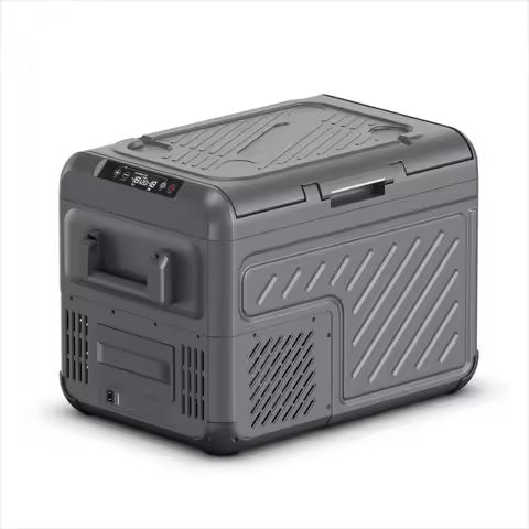 12v/24v Car Fridge 25l 35l 45l 55l Outdoor Dual Temperature Zone Mini Refrigerator Compressor Portab