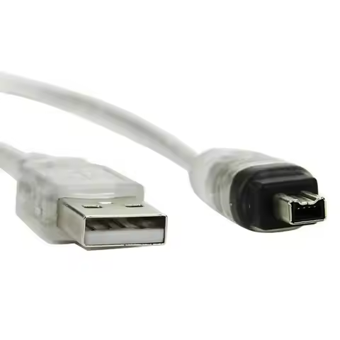 USB Male to Firewire IEEE 1394 4 Pin Male iLink Adapter Cord firewire 1394 Cable for SONY DCR-TRV75E