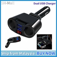 Dual USB Charger 2-Way Car Lighter Socket Splitter Adapter DC 5V 3.1A