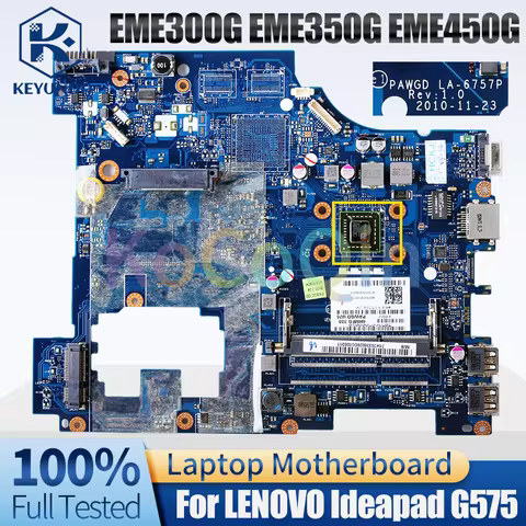 For LENOVO Ideapad G575 Notebook Mainboard LA-6757P EME300G EME350G EME450G 11S11014063ZZ 11S1101328