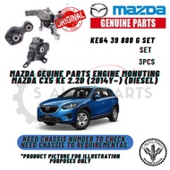 MAZDA CX5 KE 2.2D (2014Y~2017) ENGINE MOUNTING -BRAND 100% ORIGINAL MAZDA (KE64 39 888 G SET 3PCS)