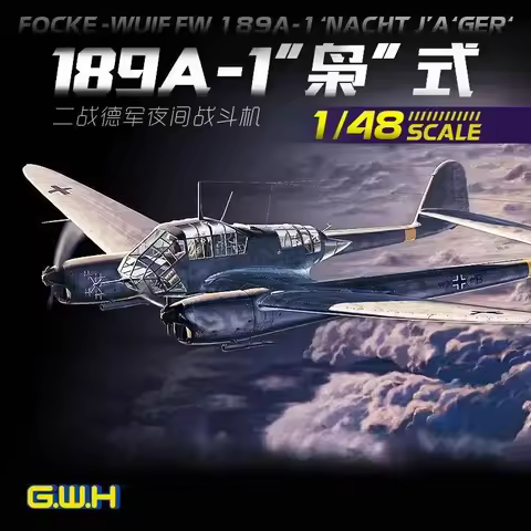Great Wall Hobby L4801 1/48 Scale WWII German Fw 189A-1 Night Fighter - Assembly plastics model kit