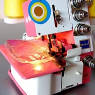READYSTOCK MESIN JAHIT TEPI MINI PORTABLE, OVERLOCK SEWING MACHINE WIKI @ANYSEW BRAND FN10-4D  4 BEN