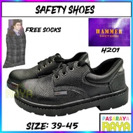 SAFETY BOOTS SAFETY SHOES AMPORLO (A201/H201) KASUT KERJA TAPAK BESI INDUSTRILA SHOES