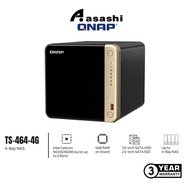 Qnap TS-464-4G 8-Bay NAS System (Intel Celeron N5105/N5095 burst up to 2.9GHz Quad Core, 8GB DDR4 , 