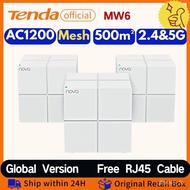 Tenda Mesh WiFi Router MW6 Global Version Long Range WiFI Extender1200mbps 2.4&amp;5Ghz dual band Tenda Gigabit Wifi Amp