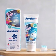 Jordan Toothpaste Strawberry Flavor Step 1 Toothpaste [0-5 Years/ 75g]