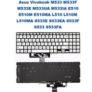 SILVER & BLACK Asus Vivobook M533 M533F M533E M533UA M533IA E510 E510M L510 L510M S533E S533F S533 L