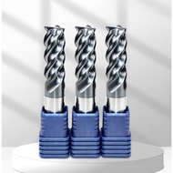 Milling cutter (Good type) 70HRC solid alloy. Uses multi-materials: SUS,S45C,SKD11,SKD61,Tintan...