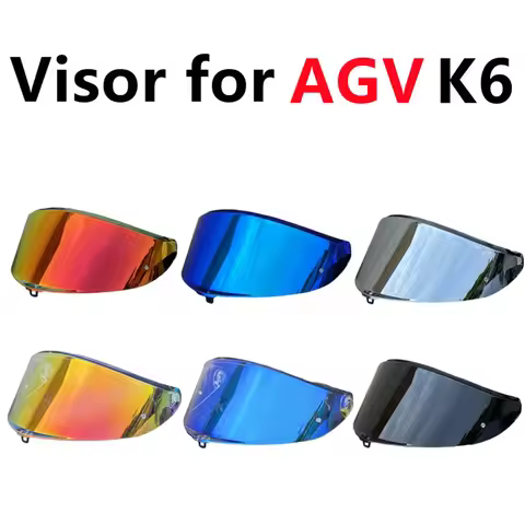 K6 Helmet Shield Visor for AGV K6S K6 Helmet Lens Face Shield Anti-uv Visera Para Casco Motorcycle H