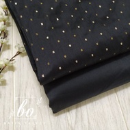 Kain Pasang Taffeta Black