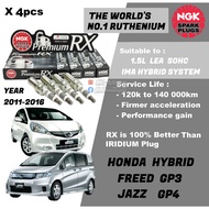NGK Premium RX Spark Plug - Honda Freed GP3 Jazz GP4 1.5L LEA SOHC 16V IMA Hybrid ( Year 2011-2016 )